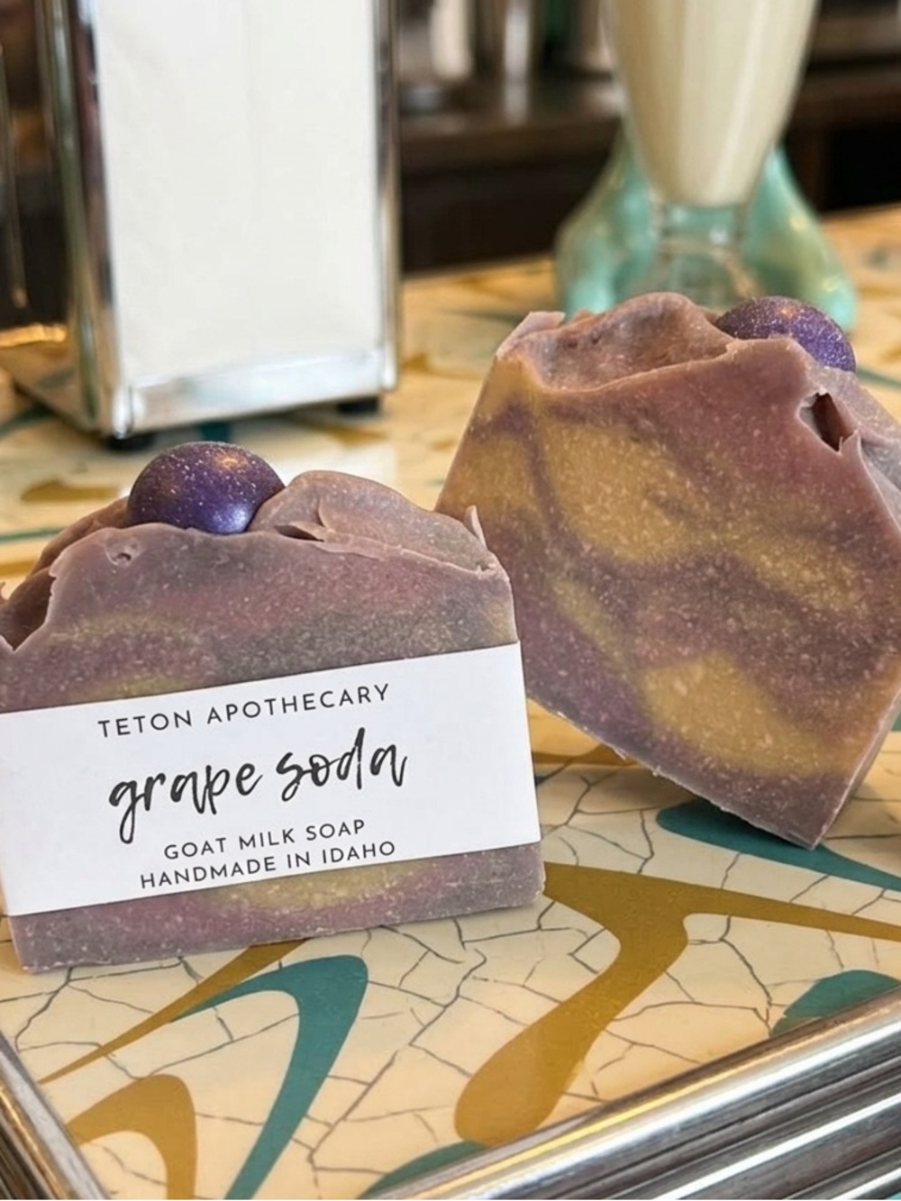 Grape Soda Goat Milk Soap Set
